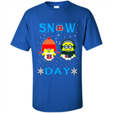 Snow Day Shirt For Cincinnati Bengals Vs Minion Fans pingpong