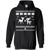 Rudolph and Clarice Ugly Christmas Sweater - Hoodie