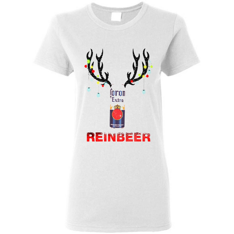 Corona Extra reinbeer Christmas - Ladies Short-Sleeve
