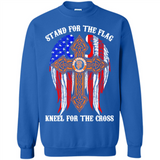 Francisco Giants - stand for the flag kneel for the cross