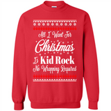All I want for Christmas is kid rock no wrapping required sweater PINGPONG