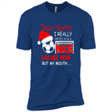 Dear Santa I Really Did Try To Be A Nice Soccer Mom Sweatshirt - Premium Short Sleeve T-Shirt