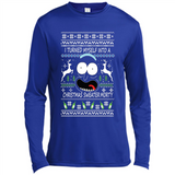 RICK AND MORTY-I TURNED MYSELF INTO A CHRISTMAS SWEATER MORTY UGLY XMAS SWEATER