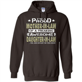 I'm A Proud Mother In Law Of A Freaking Awesome Daughter - Hoodie
