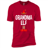 Grandma Elf Shirt -Family Matching Christmas Pajamas - Premium Short Sleeve T-Shirt