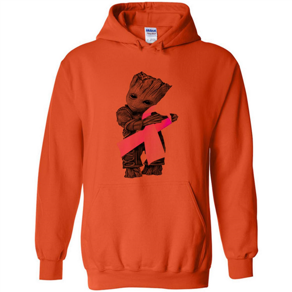 Groot Hug Breast Cancer - Hoodie