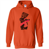 Groot Hug Breast Cancer - Hoodie