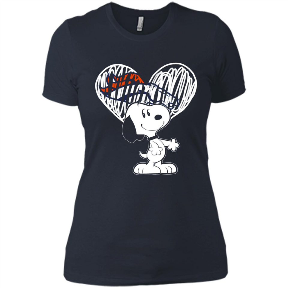 I LOVE DENVER BRONCOS SNOOPY IN MY HEART NFL