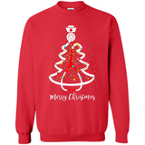 Christmas tree Nurse merry Christmas - Sweatshirt