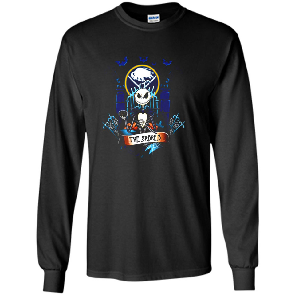 Buffalo Sabres Halloween The Nightmare Before Christmas - Long Sleeve T-Shirt