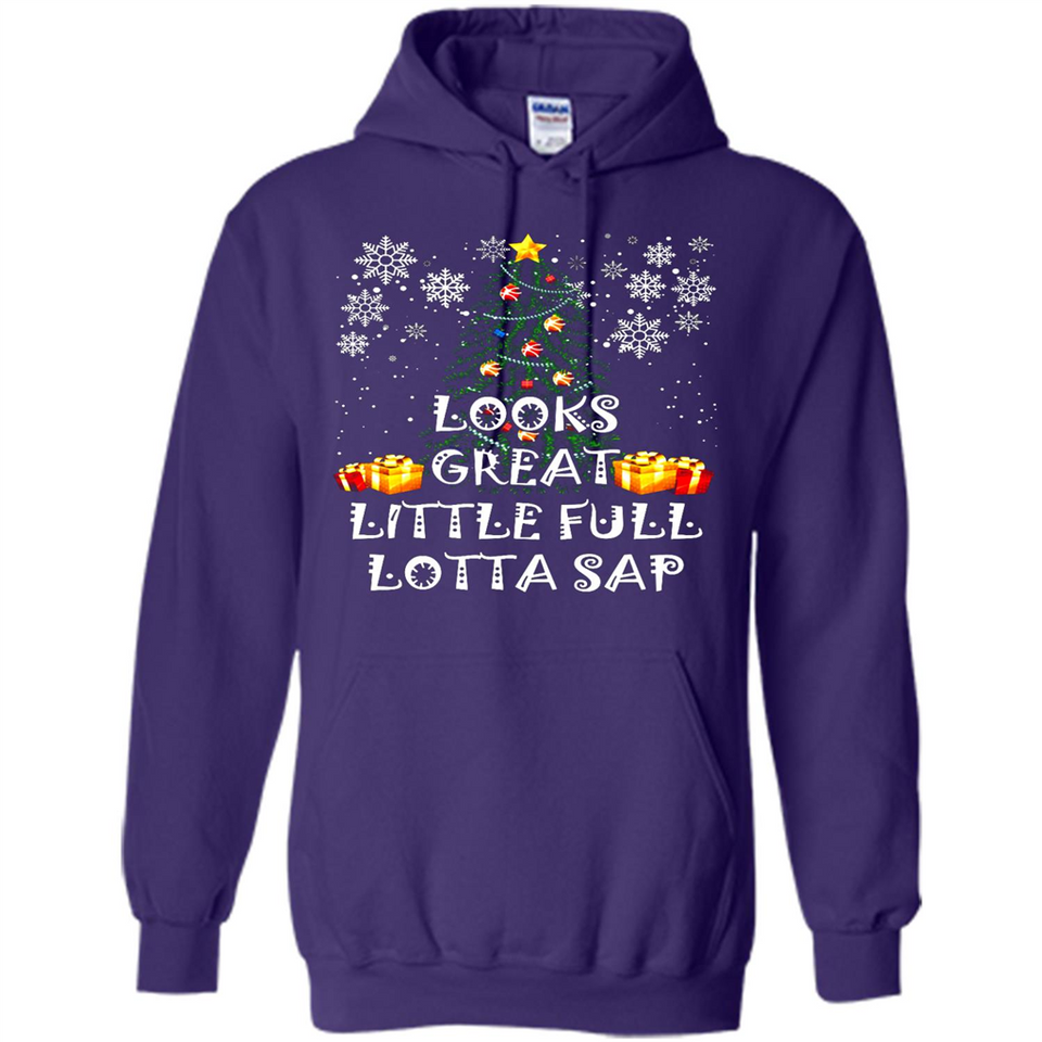 Looks Great Little Full Lotta Sap Funny Christmas Tree Mug PINGPONG - Hoodie
