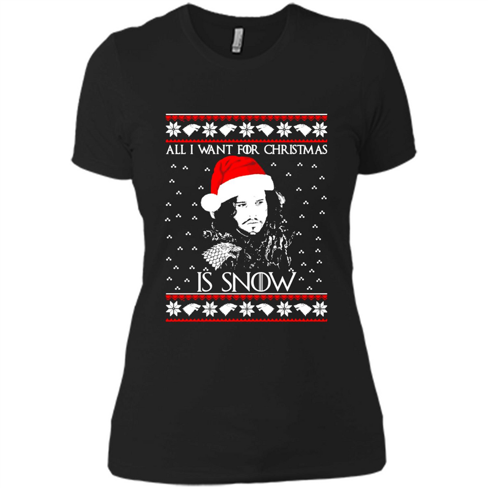 All I Want for Christmas is Snow ugly sweater PINGPONG