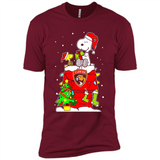 Florida Panthers Snoopy Ugly Christmas Sweaters - Premium Short Sleeve T-Shirt