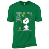 Snoopy I'm Not Anti-Social I Am Selectively Social