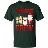 CHRISTMAS CREW Shirt X-mas Santa Snowman Reindeer Elf - Shirt