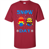 Snow Day Shirt For Detroit Lions Vs Minion Fans pingpong