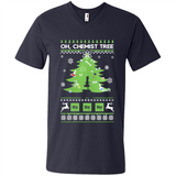 Oh Chemist Tree Ugly Christmas Sweater - Men's V-Neck