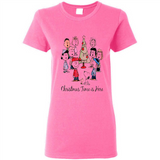 Snoopy Christmas Time Is Here Sporty T-Shirt - Ladies Short-Sleeve