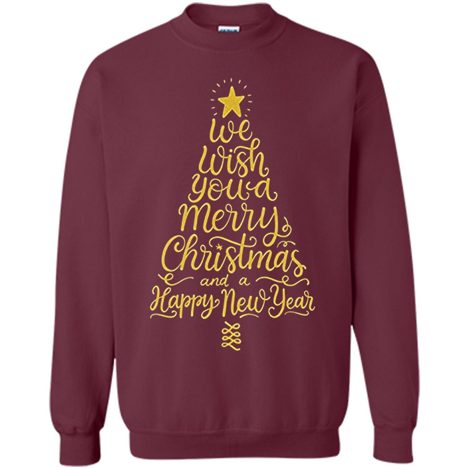 Christmas Tree T-Shirt Funny Mery Christmas Gift Idea - Sweatshirt