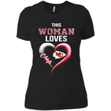 This Woman love Chiefs NFL football team - Ladies' Boyfriend T-Shirt