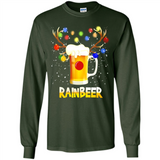 Rainbeer Christmas Reindeer Beer Drinking