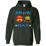 Snow Day Shirt For Chicago Blackhawks Vs Minion Fans pingpong