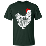 Chicken Christmas T Shirt Merry Chickmas Santa Claus Gifts - Shirt