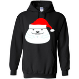 Funny Hamster Christmas t-shirt Santa Hat - Hoodie