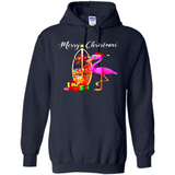 Flamingo Christmas Shirt, Merry Christmas Shirt , Flamingo - Hoodie