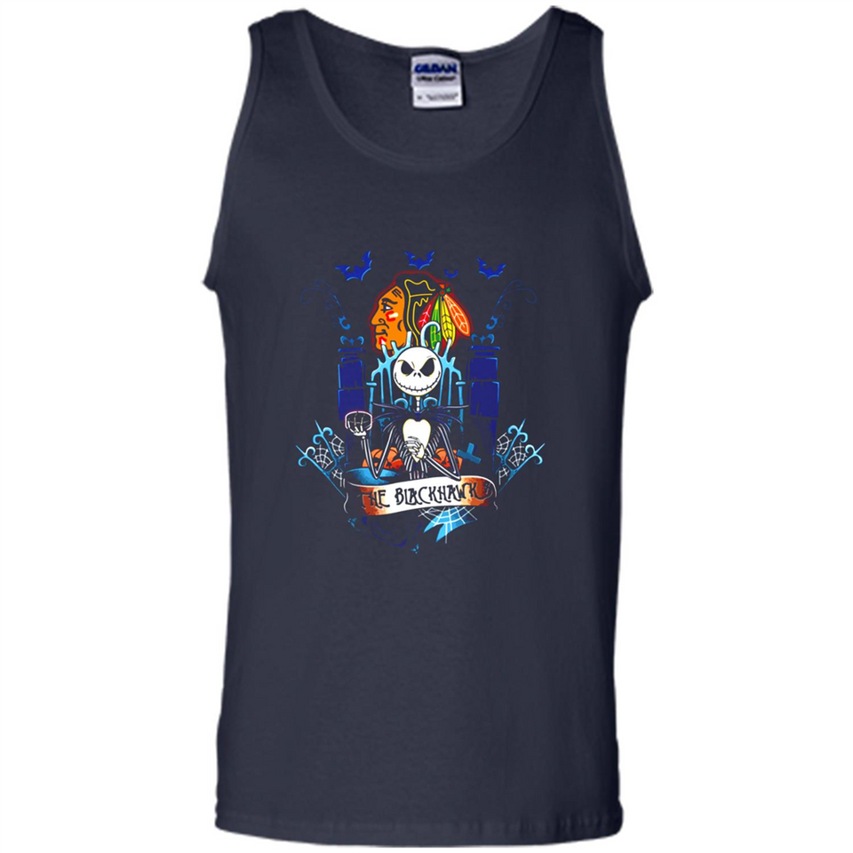 Chicago Blackhawks Halloween The Nightmare Before Christmas - Tank Top
