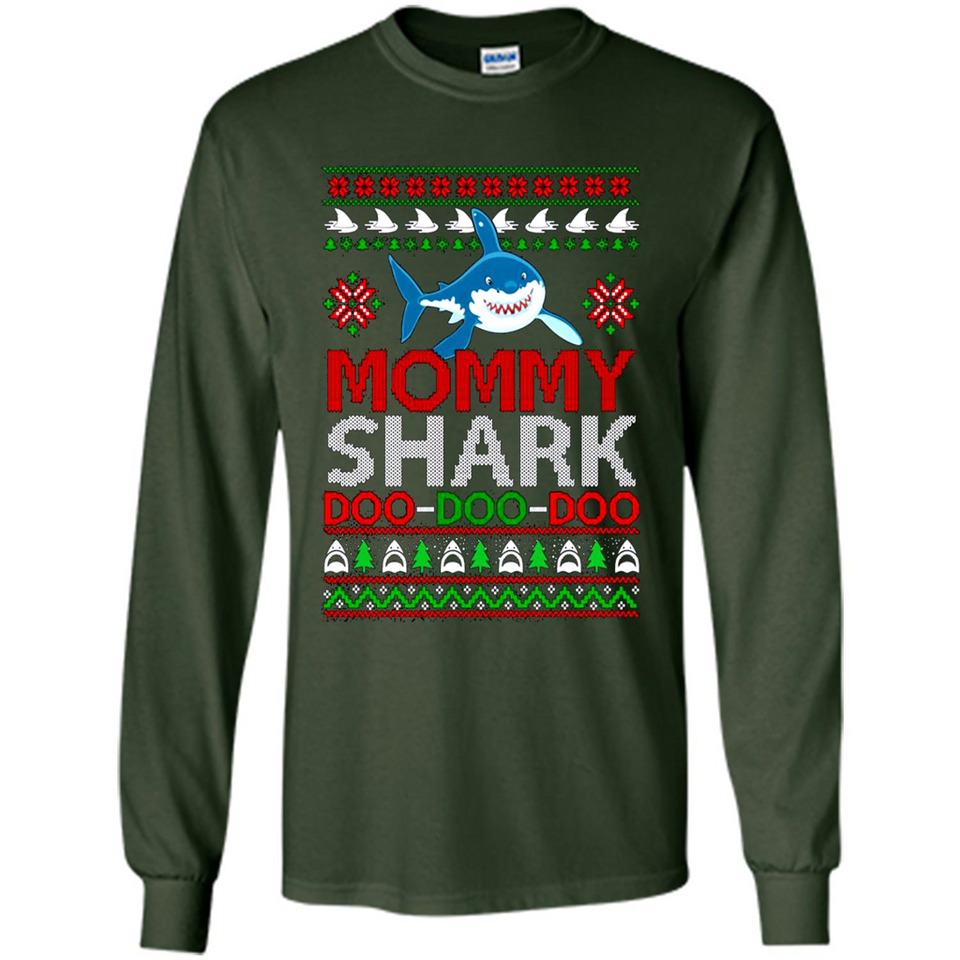 Mommy shark Doo Doo Doo Christmas sweatshirt PINGPONG