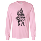 Mariachi Skeleton Shirt Dia De Los Muertos Tequila - Long Sleeve T-Shirt