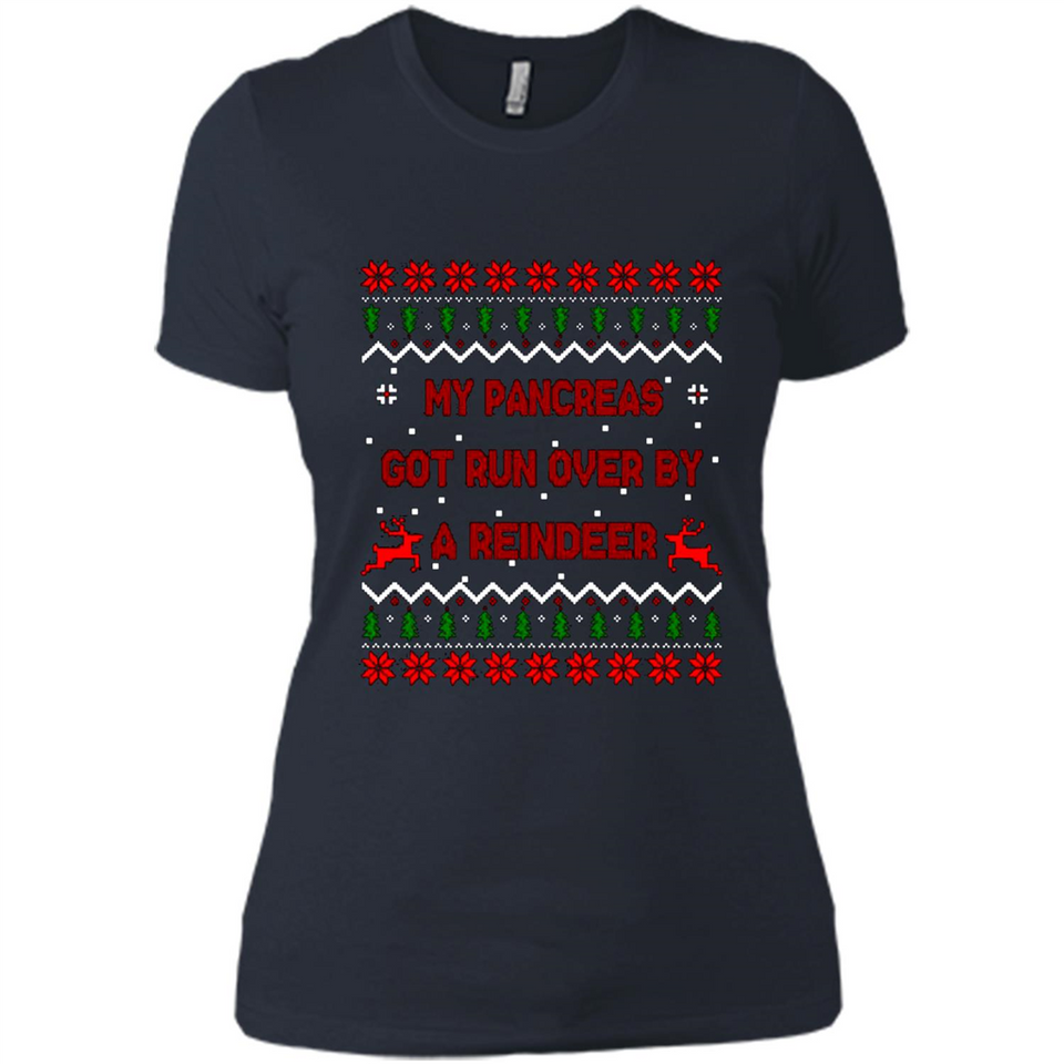 My Pancreas Got Run Over By A Reindeer Diabetes Christmas sweater PINGPONG
