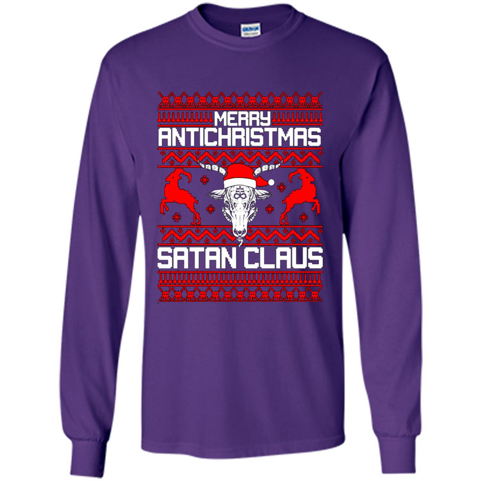 Merry Antichristmas Satan Claus Sweatshirt PINGPONG