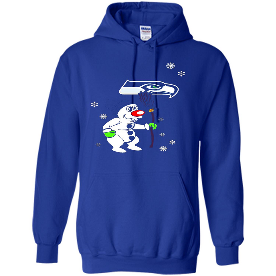 Seattle Seahawks Snowman