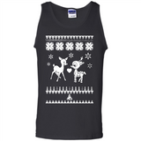 Rudolph and Clarice Ugly Christmas Sweater - Tank Top