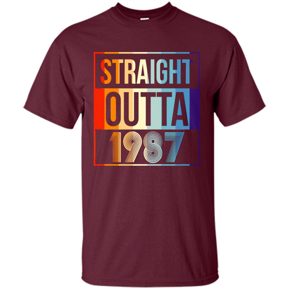 Retro Straight Outta 1987 31 Years Old - Shirt