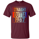 Retro Straight Outta 1987 31 Years Old - Shirt