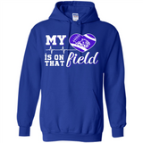 Abilene Christian Wildcats Football My Heart is on that Field - Hoodie