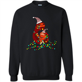 Christmas Lights Sloth Long Sleeve Santa Sloth - Sweatshirt