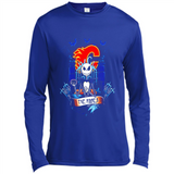 Calgary Flames Halloween The Nightmare Before Christmas - Canvas Long Sleeve T-Shirt