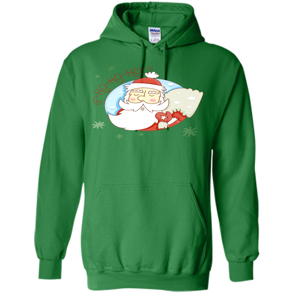 Cute Santa Claus Ho Ho Ho - Hoodie