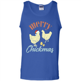 Christmas Chicken Vintage Shirt Funny Santa Hen Farmer Lover - Tank Top