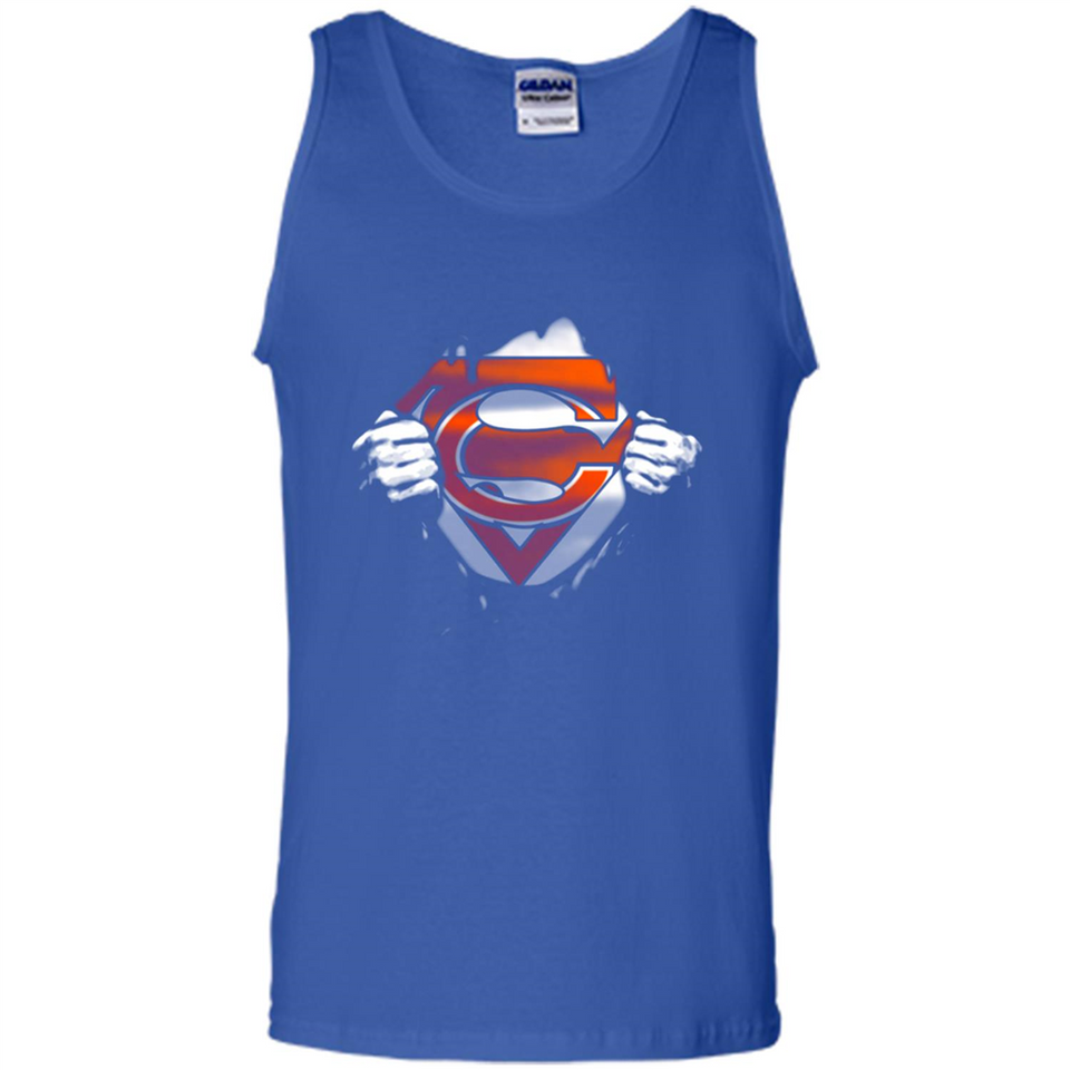 Chicago Bears And Superman Fans - Tank Top