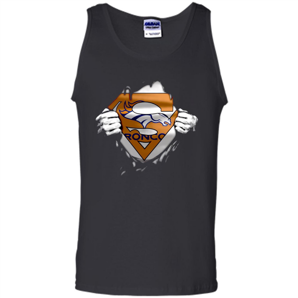 Denver Broncos And Superman Fans - Tank Top
