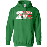 Snoopy loves NBA Atlanta Hawks - Hoodie