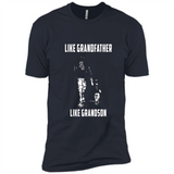 Chicago White Sox GrandFather Like GrandSon - Premium Short Sleeve T-Shirt