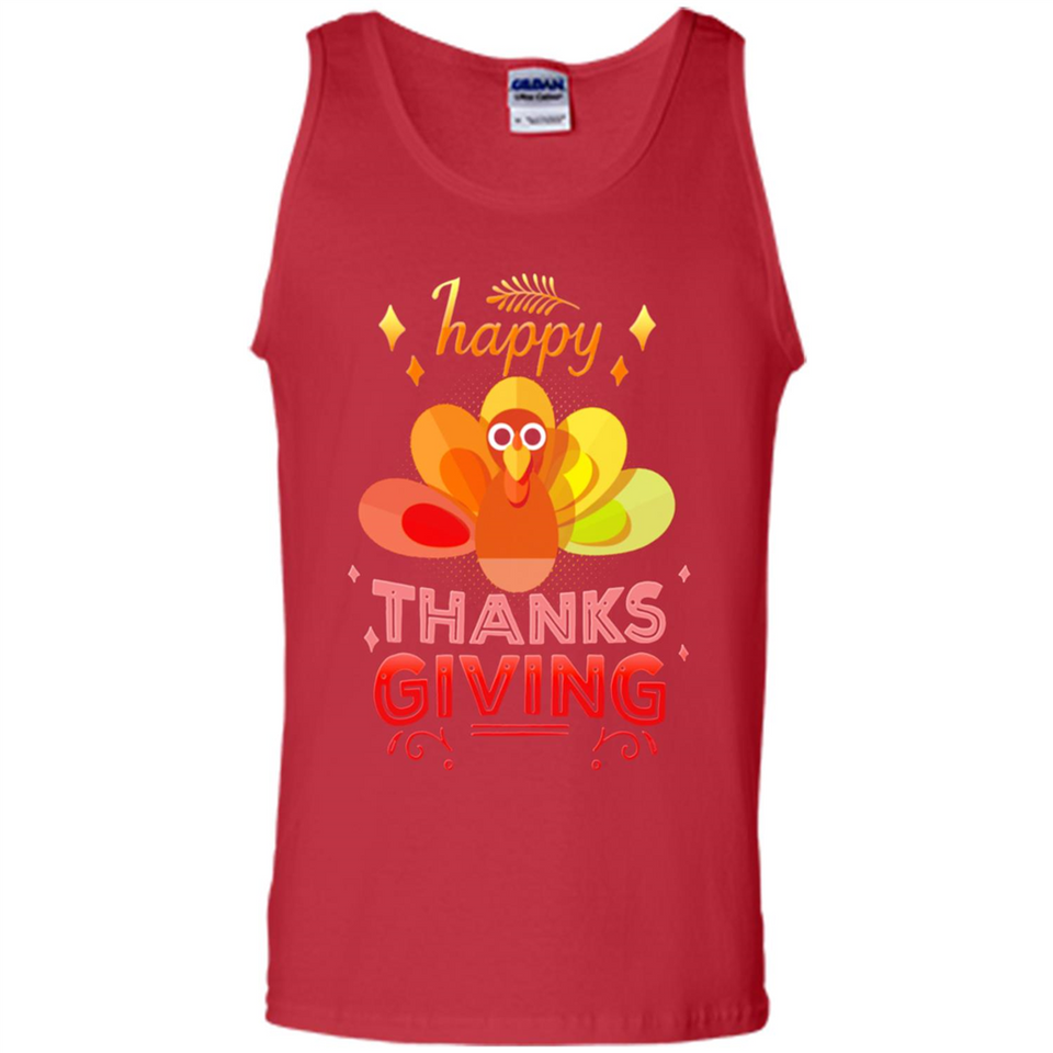 Happy Thanksgiving Turkey Day Colorful Cute