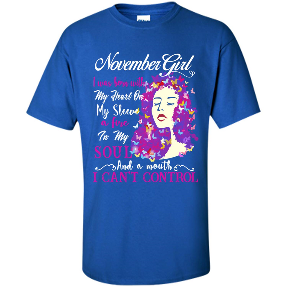 November Butterfly Girl - Shirt