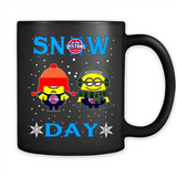 Snow Day Shirt For Detroit Pistons Vs Minion Fans pingpong